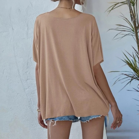 🔸 SHEIN 🔸 oversized nude tee - Picture 2 of 7